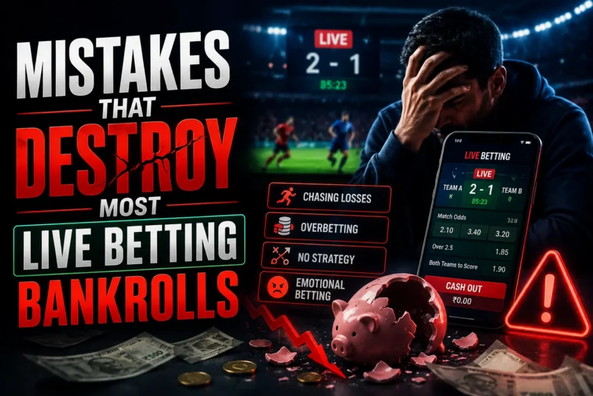 Mistakes That Destroy Most Live Betting Bankrolls