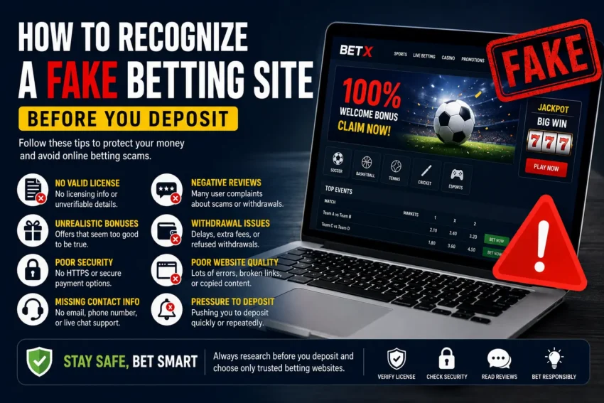 How to Recognize a Fake Betting Site Before You Deposit