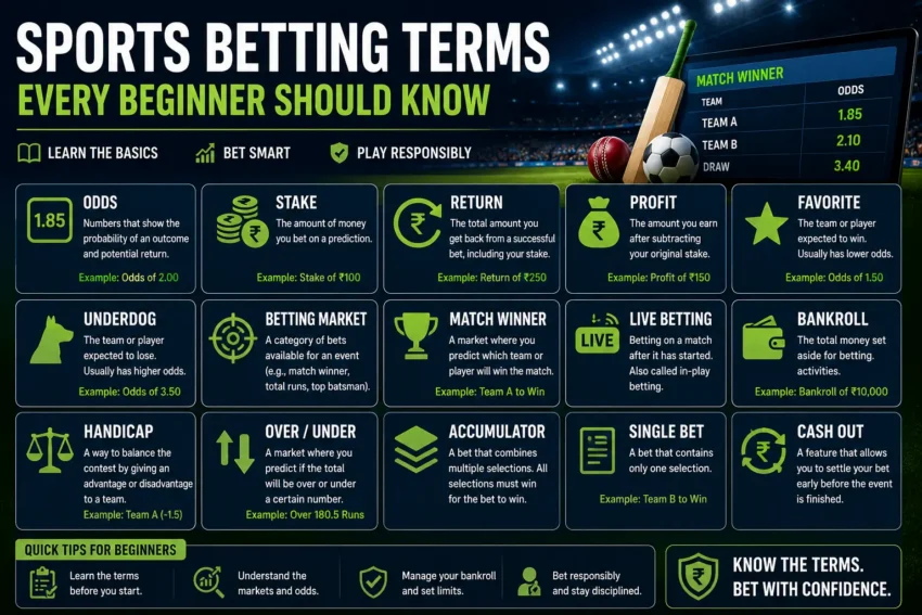 sports betting terms